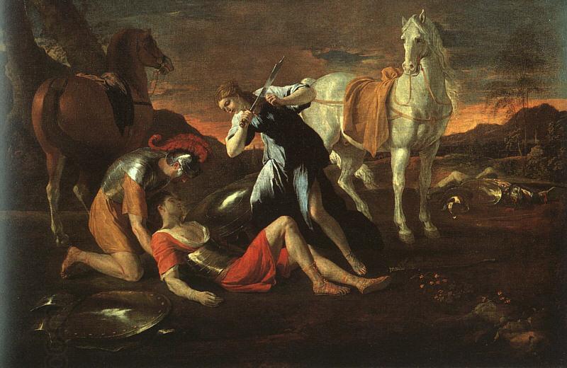 Nicolas Poussin Tancred and Erminia China oil painting art